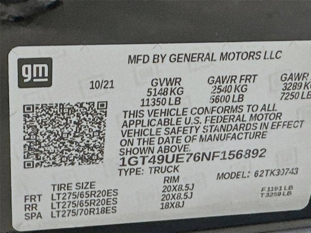 2022 GMC Sierra 3500HD SLT