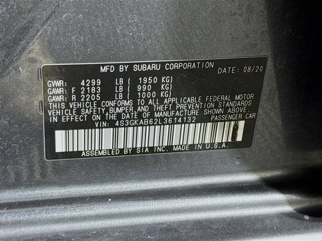 2020 Subaru Impreza Base