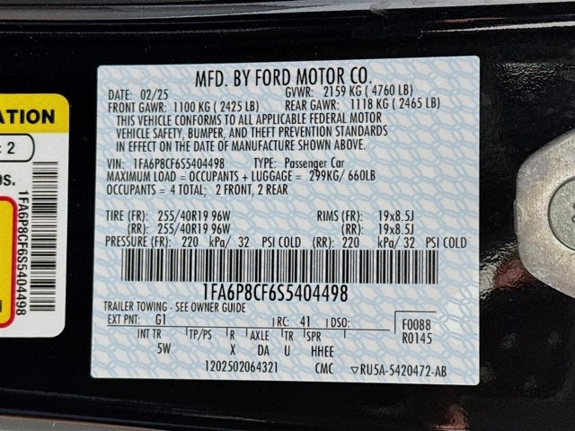 2025 Ford Mustang GT Premium