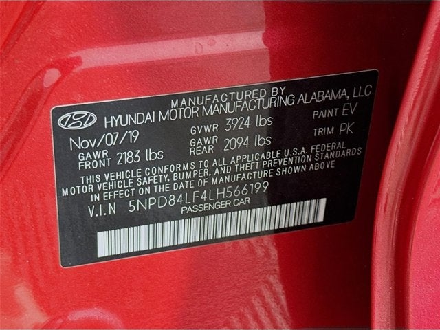 2020 Hyundai Elantra SEL