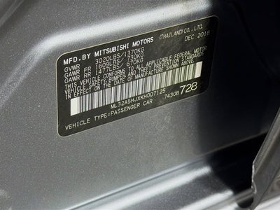 2019 Mitsubishi Mirage LE