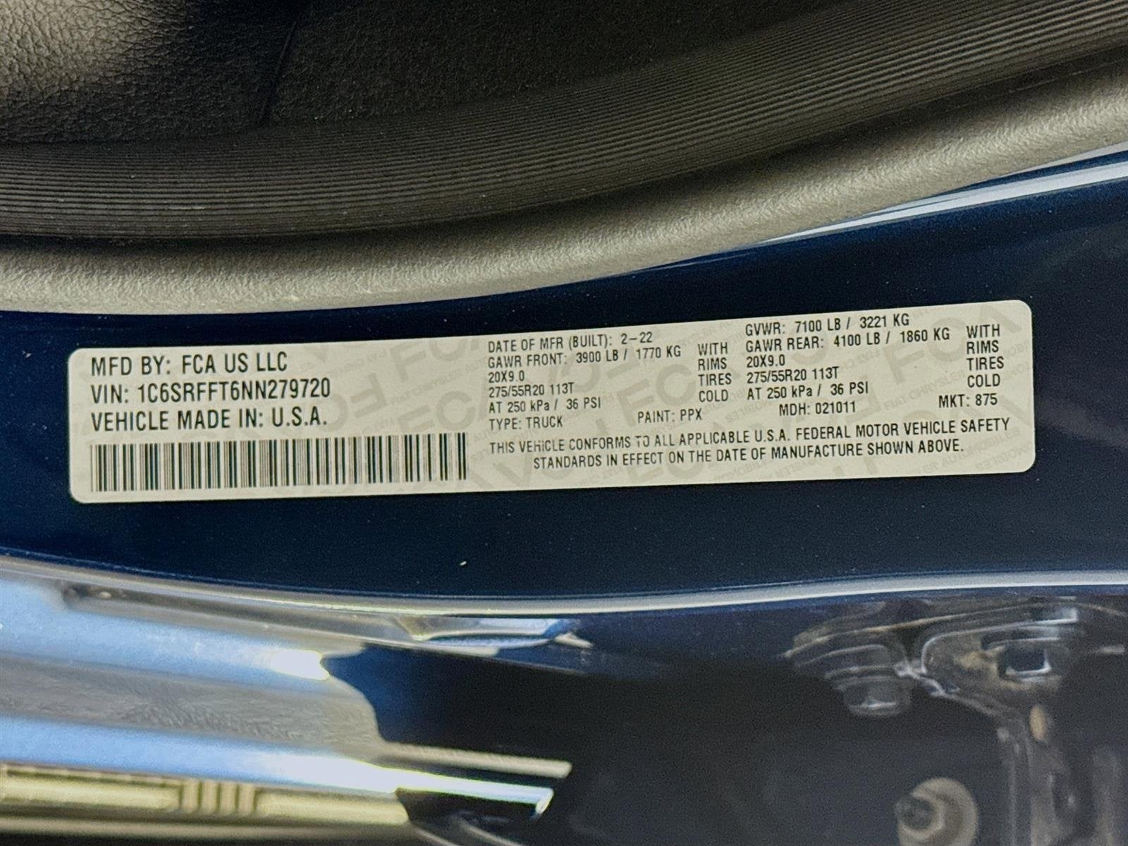 2022 RAM 1500 Lone Star