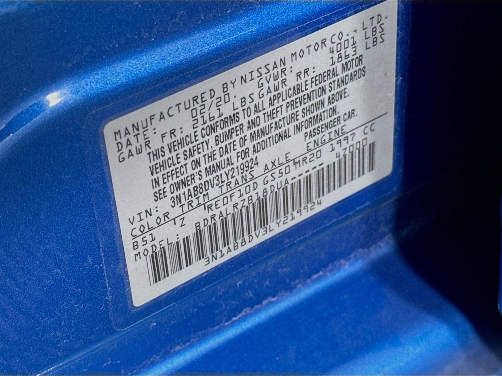 2020 Nissan Sentra SR