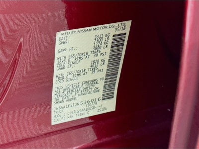 2018 Nissan Titan SV