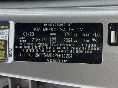 2023 Kia Forte GT-Line