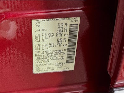 2019 Nissan Murano Platinum