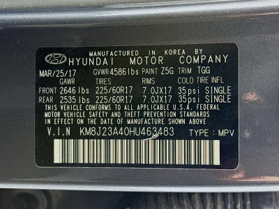 2017 Hyundai Tucson SE