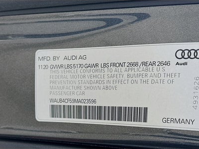 2021 Audi S5 Sportback Prestige