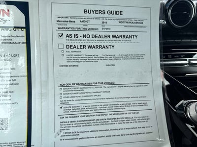 2018 Mercedes-Benz AMG® GT C