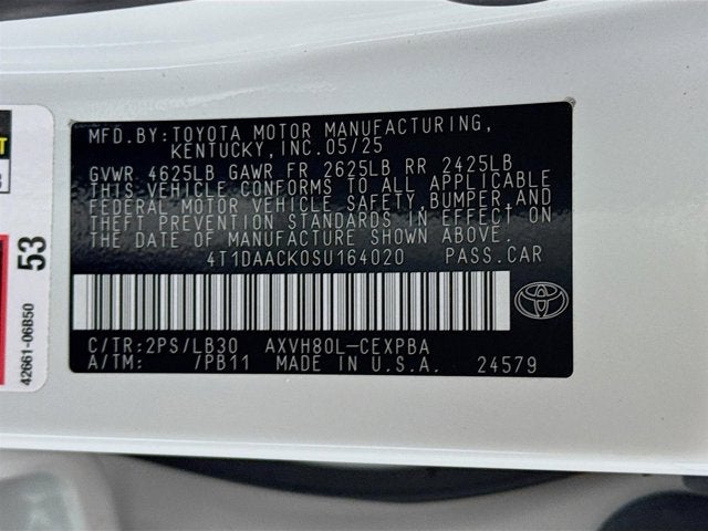 2025 Toyota Camry LE