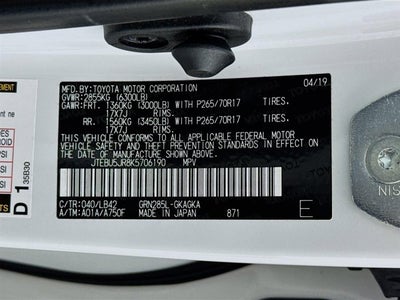 2019 Toyota 4Runner SR5