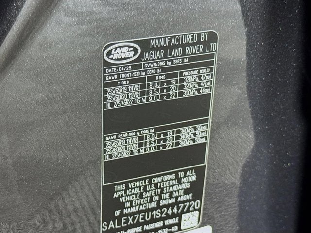 2025 Land Rover Defender 110 X