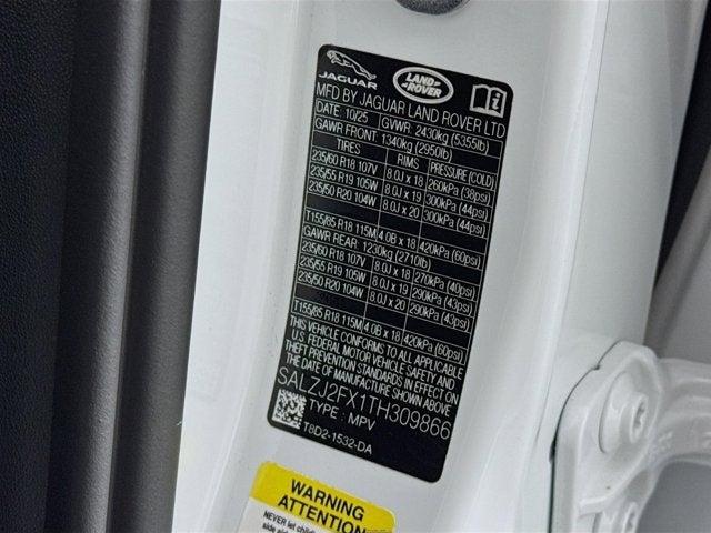 2026 Land Rover Range Rover Evoque S