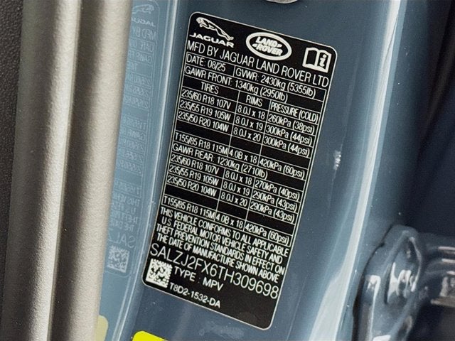 2026 Land Rover Range Rover Evoque S