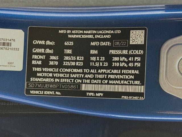 2023 Aston Martin DBX 707