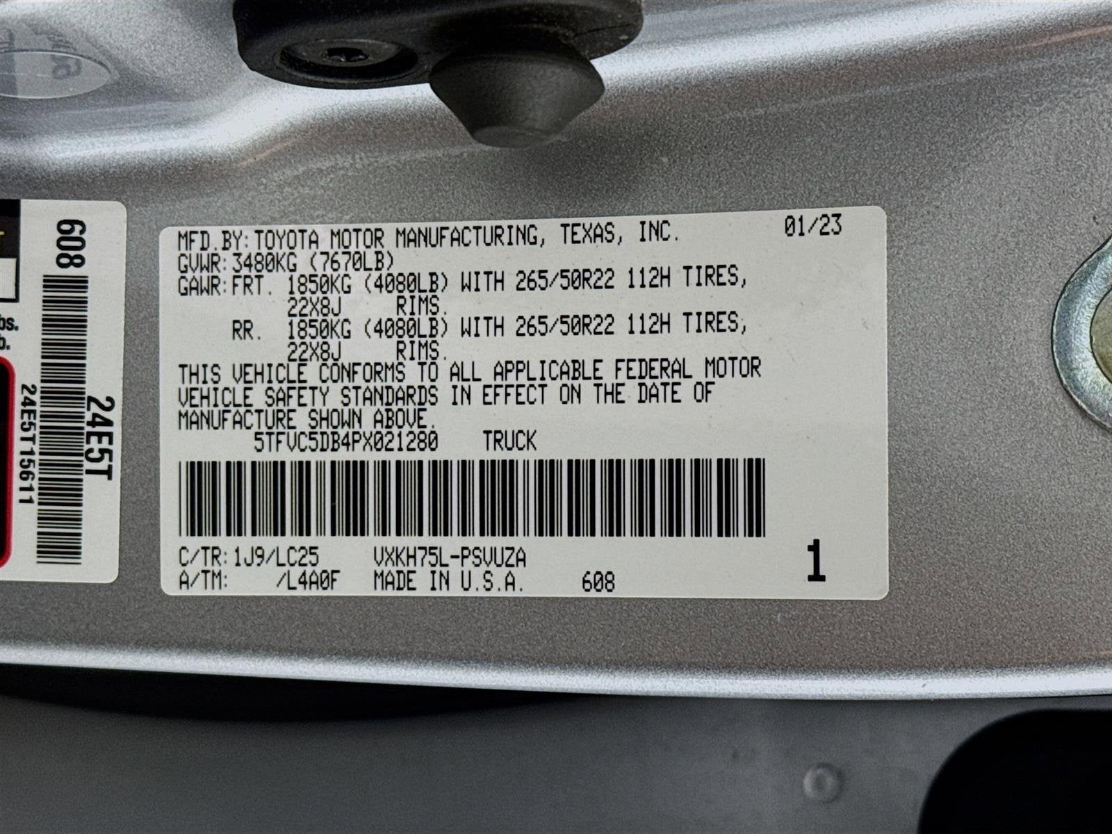 2023 Toyota Tundra 4WD Capstone Hybrid