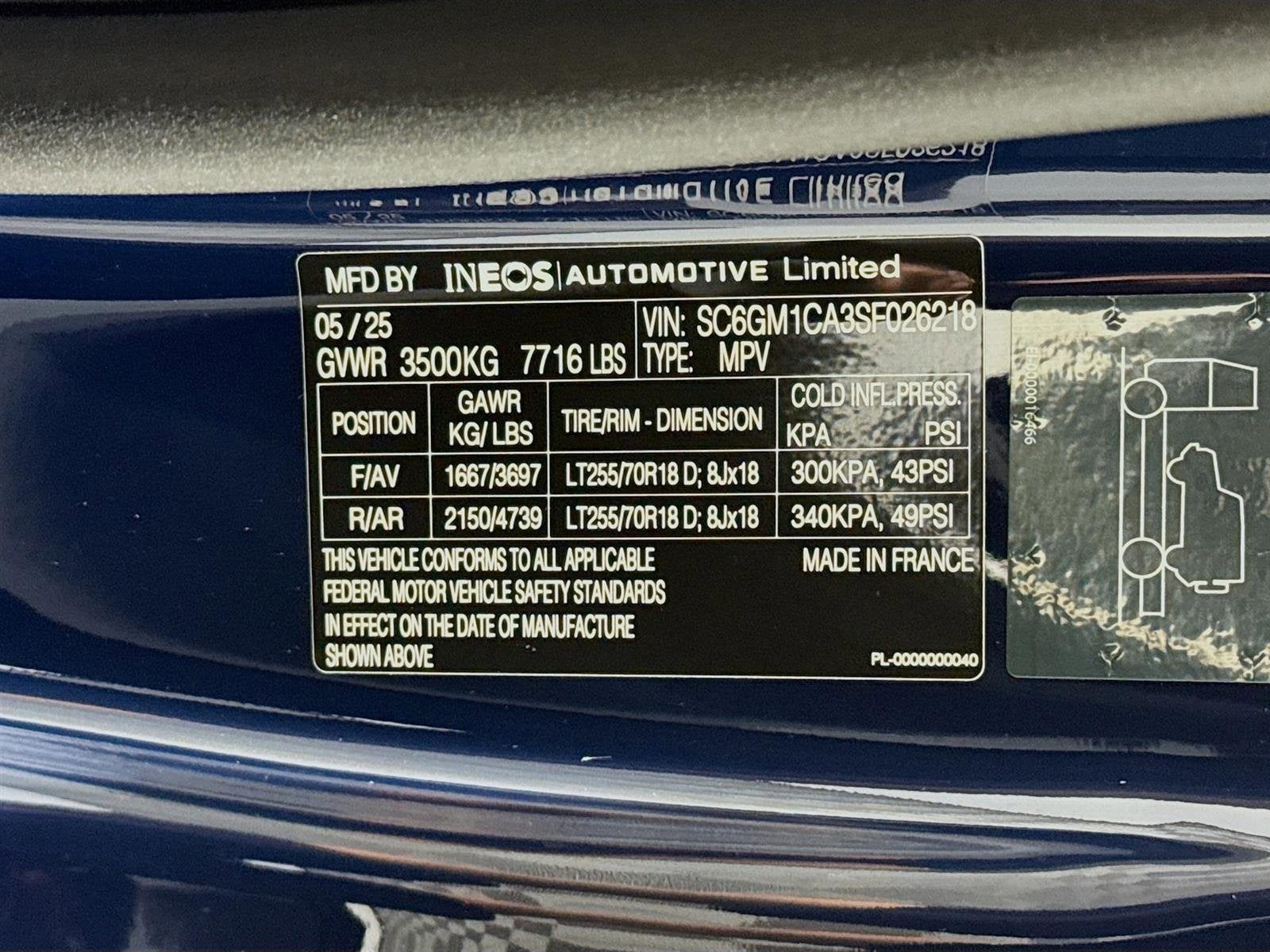 2025 INEOS Grenadier Station Wagon Fieldmaster Edition