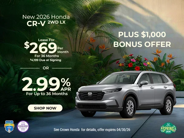 New 2026 Hinda CR-V 2WD LX