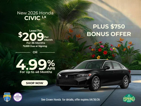 New 2026 Honda Civic LX