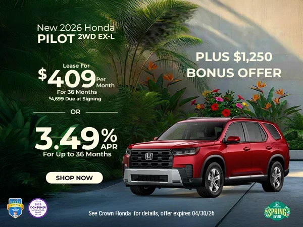 New 2026 Honda Pilot 2WD EX-L