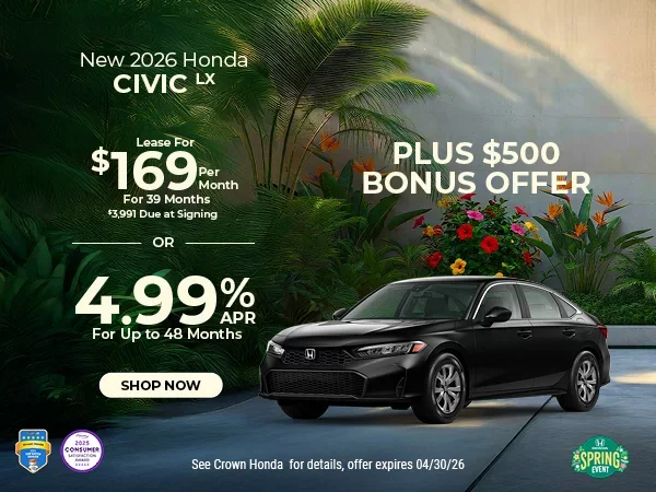 New 2026 Honda Civic LX