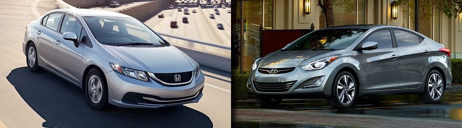 2015 Honda Civic vs Hyundai Elantra - Pinellas Park, FL