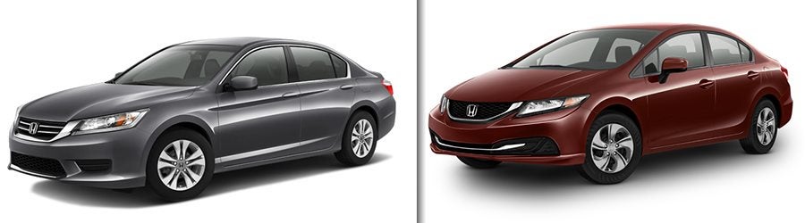 2015 Honda Accord vs 2015 Honda Civic