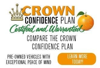 Certified and warrantied Crown Confidence Plan at Crown Honda.