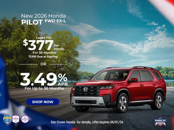 New 2026 Honda Pilot FWD EX-L